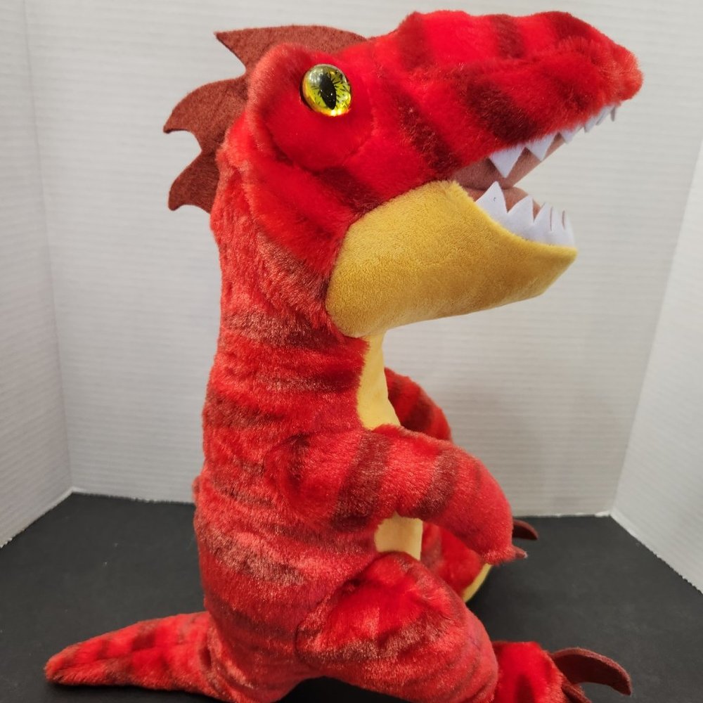Build-A-Bear Plush Red/Gold Raptor 17" - Picture 3 of 5